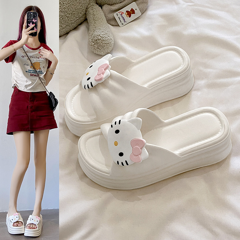 Cute Hello Kitty Women Slipper - đánh giá và giá Waders