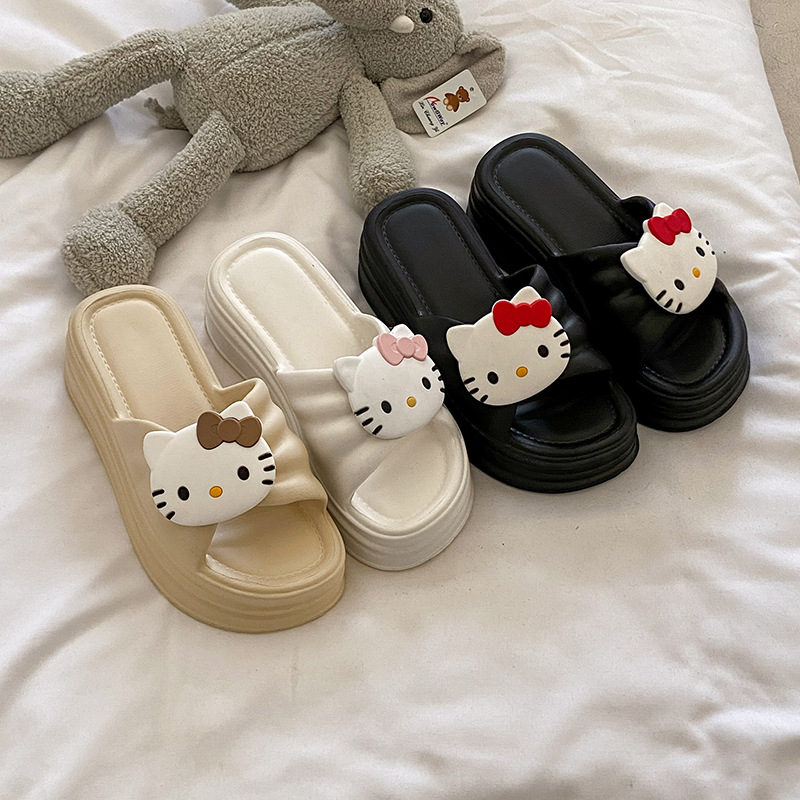 Cute Hello Kitty Women Slipper - đánh giá và giá Waders