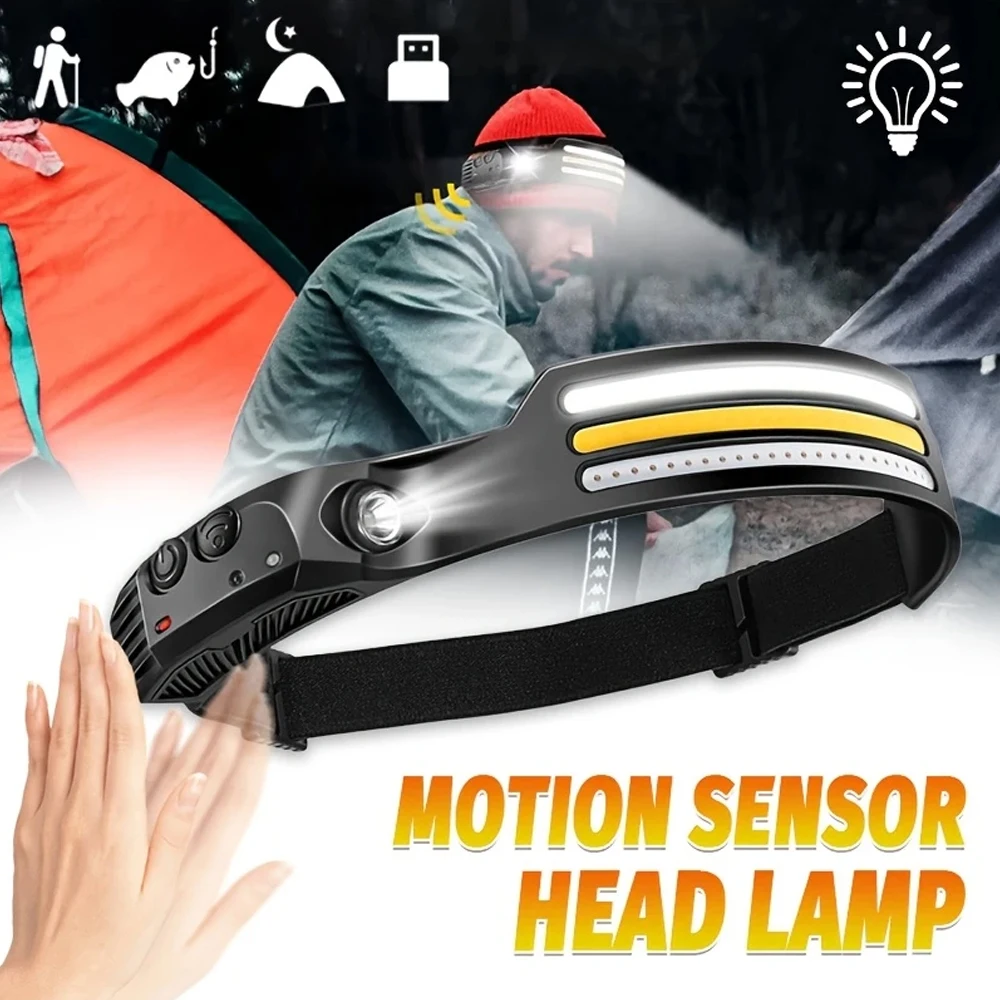 Rechargeable COB LED Induction - đánh giá và giá Fishing Headlamp