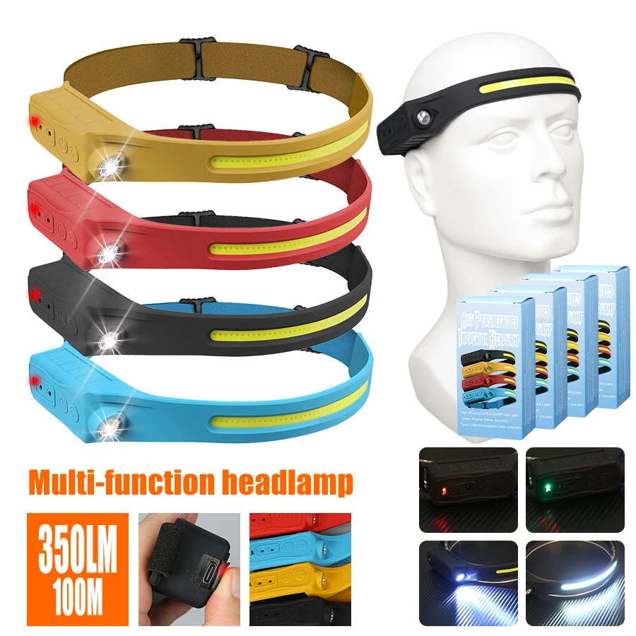 Rechargeable Headlamp 350 Lume - đánh giá và giá Fishing Headlamp