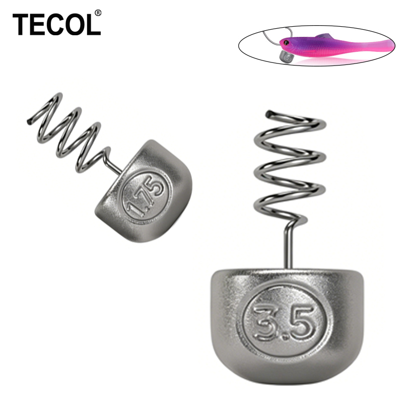 TECOL 1G 1.75G 2.7G 3.5G Spira - đánh giá và giá Bass Fishing Lure