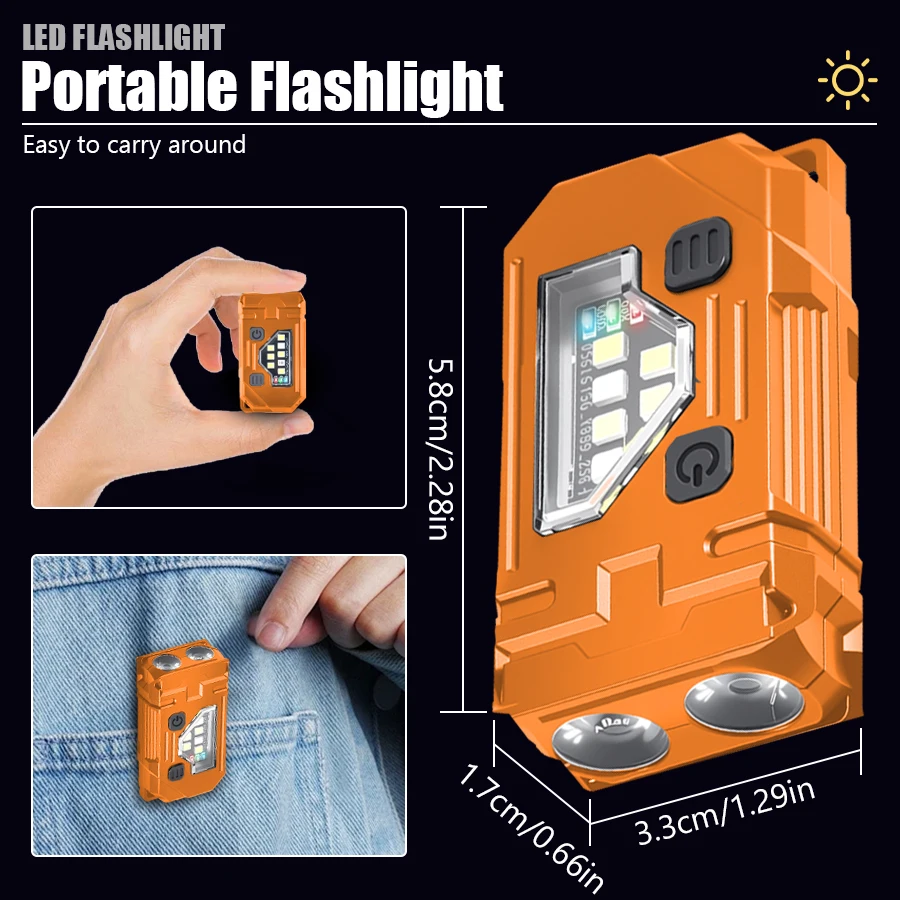 Mini Keychain EDC Flashlight R - đánh giá và giá Fishing Headlamp