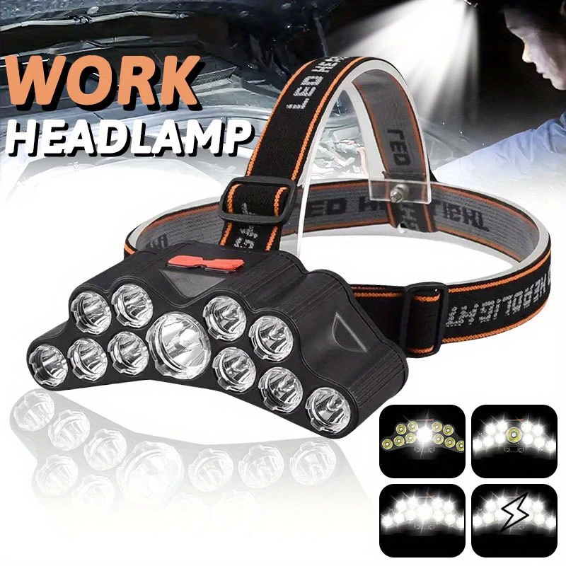 11 LED Headlamp Strong Light H - đánh giá và giá Fishing Headlamp