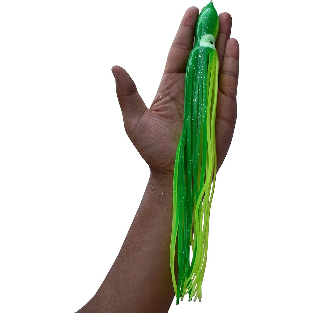 Squid Skirt Lures for Tuna Tro - đánh giá và giá Bass Fishing Lure