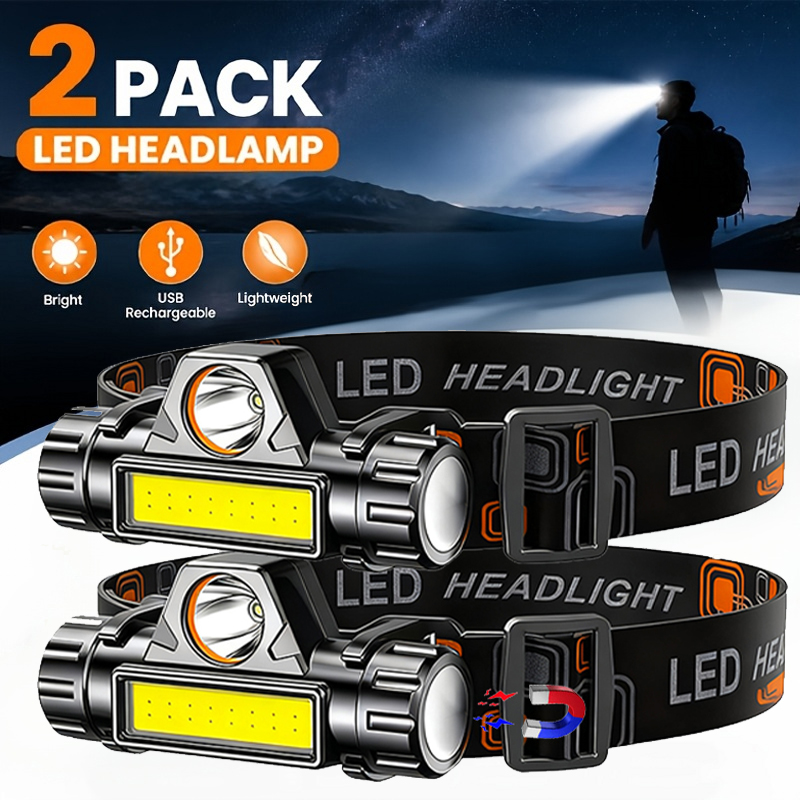 Super Bright LED Headlamp Rech - đánh giá và giá Fishing Headlamp