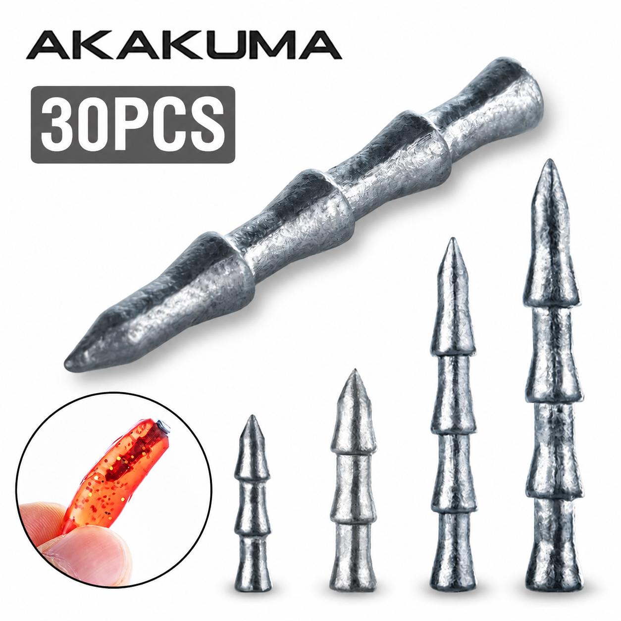 30Pcs Tungsten Nail Weights Hi - đánh giá và giá Soft Plastic Lure
