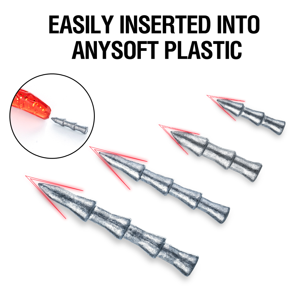 30Pcs Tungsten Nail Weights Hi - đánh giá và giá Soft Plastic Lure