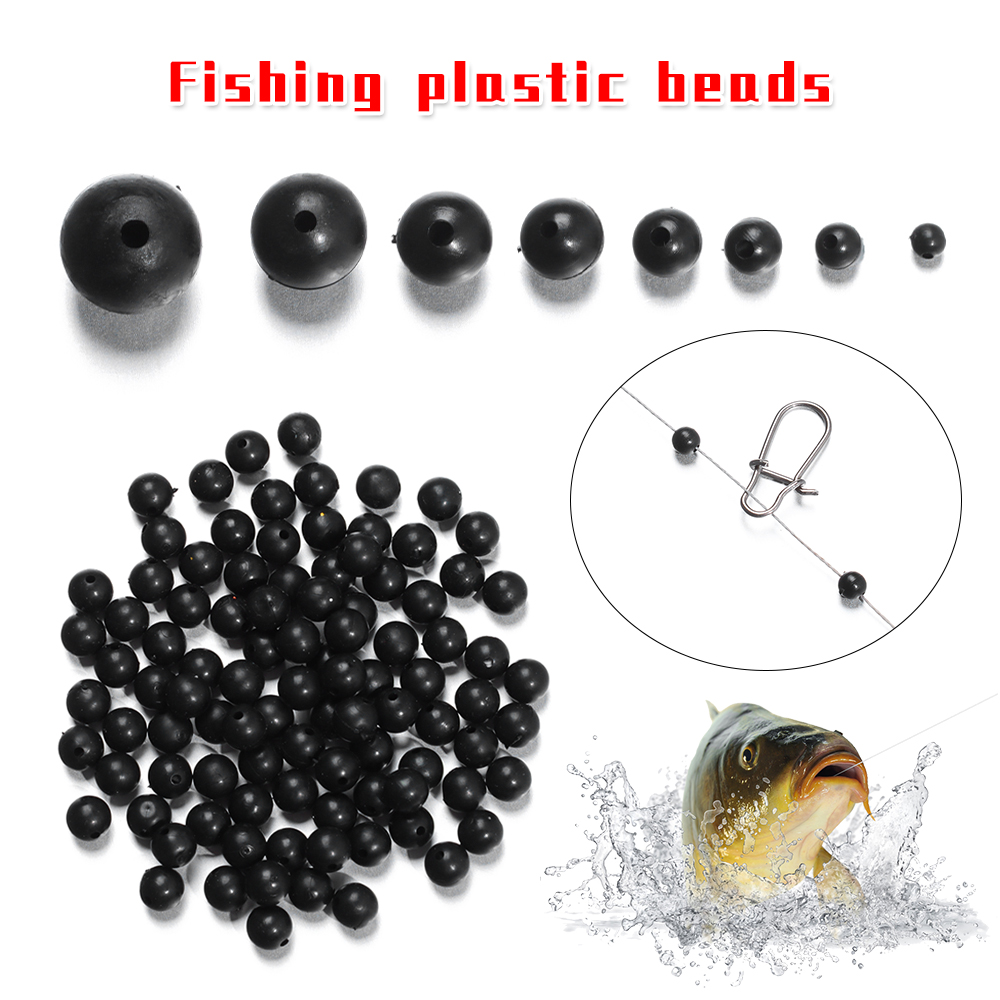100pcs/lot Fishing Beads Space - đánh giá và giá Soft Plastic Lure