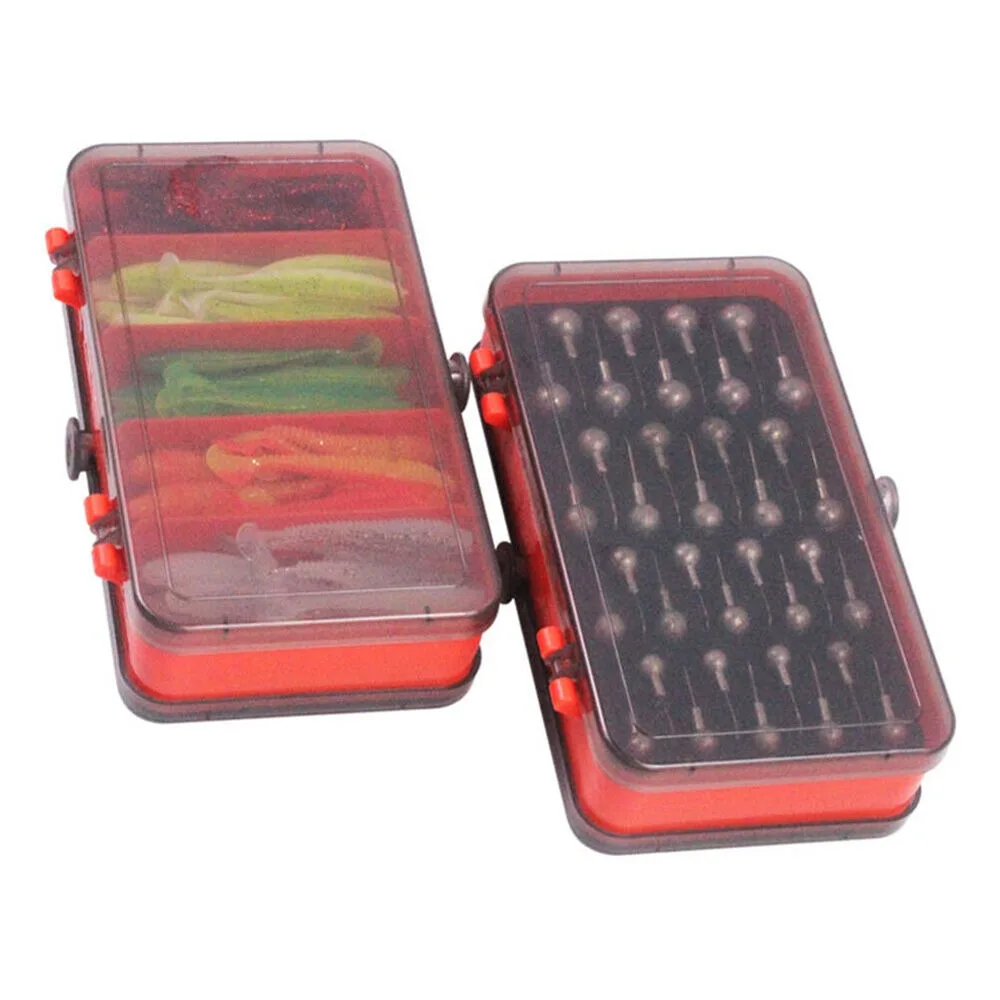 Portable Double Sided Split Ba - đánh giá và giá Soft Plastic Lure