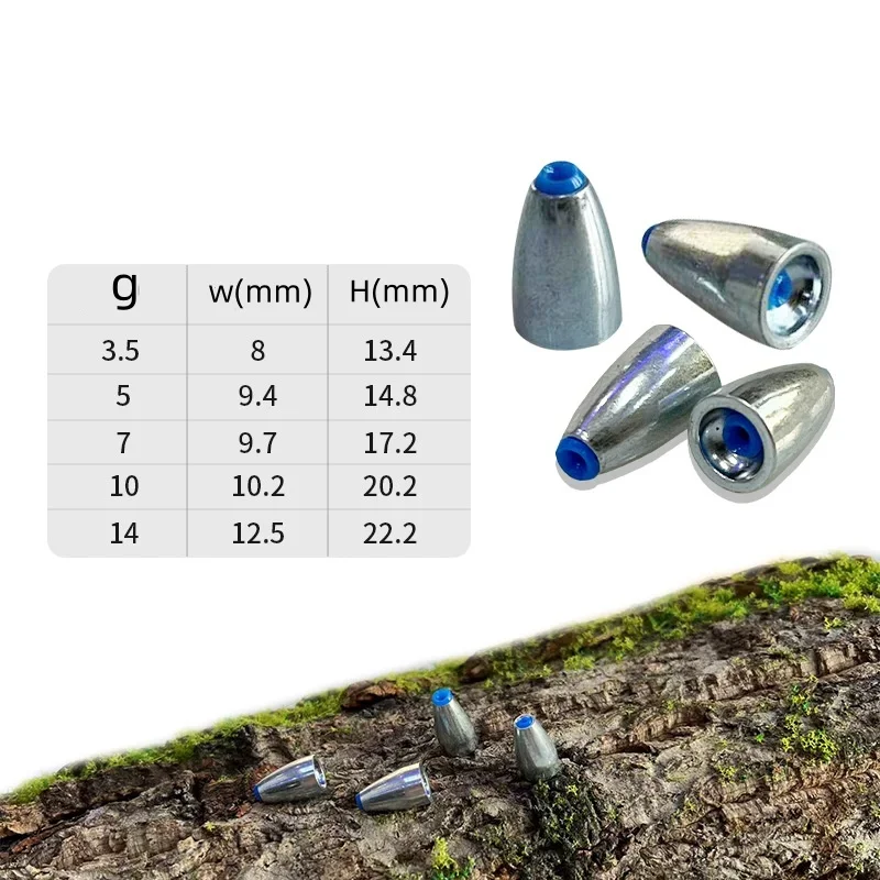 40pcs Alloy Bullet Fishing Sin - đánh giá và giá Bass Fishing Lure