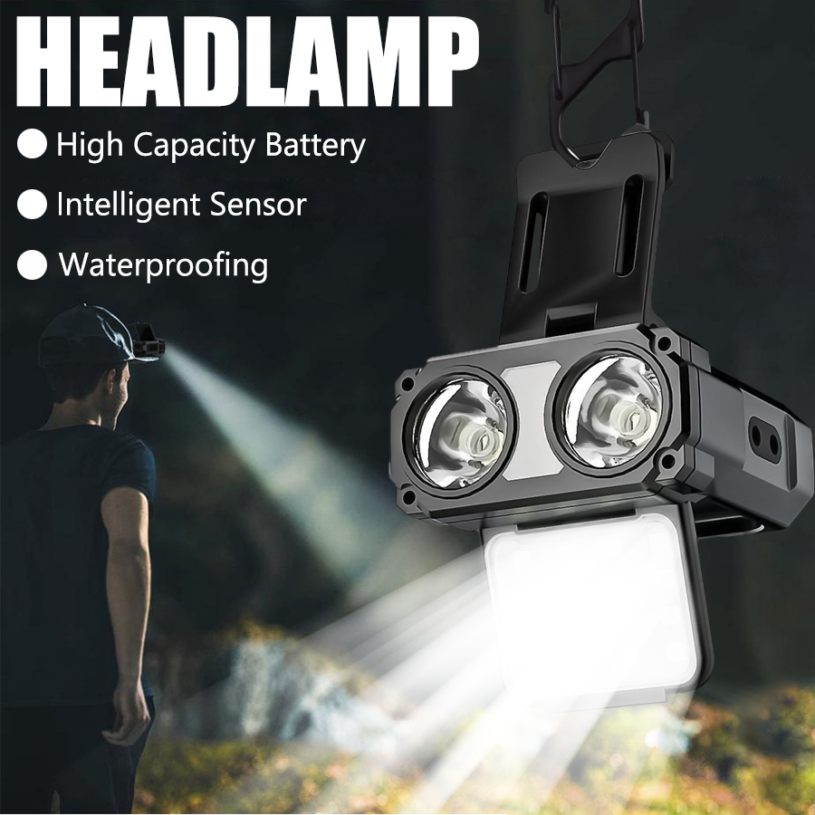 Sensor COB LED Headlamp Cap Cl - đánh giá và giá Fishing Headlamp