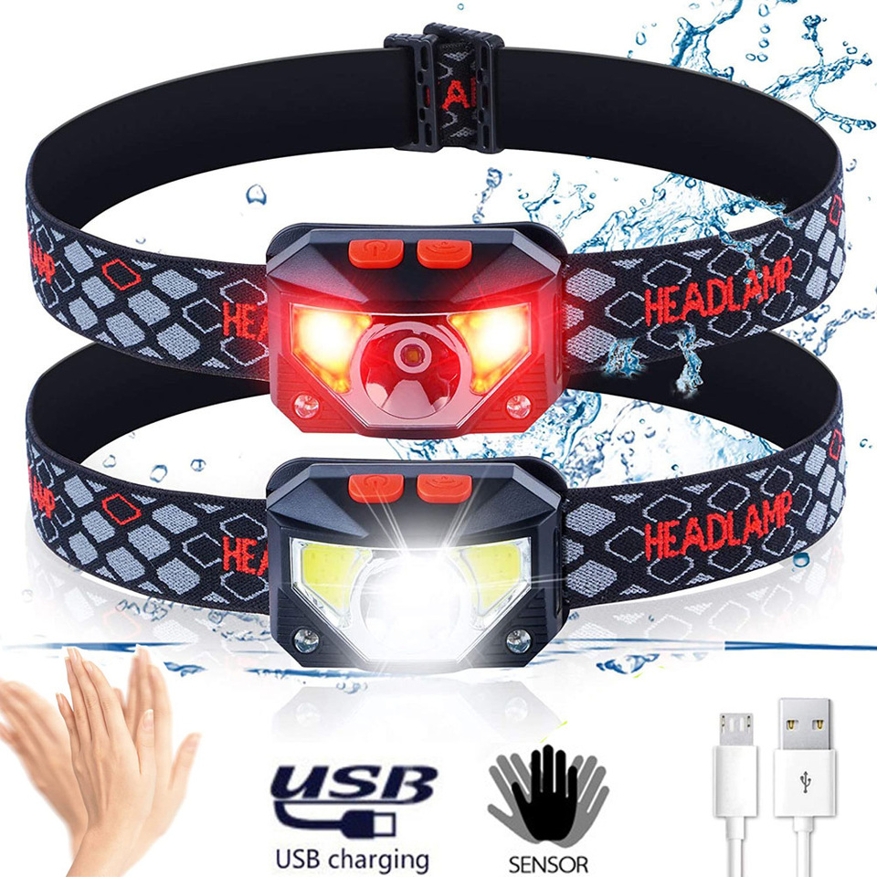 8 Modes LED Headlight Handfres - đánh giá và giá Fishing Headlamp