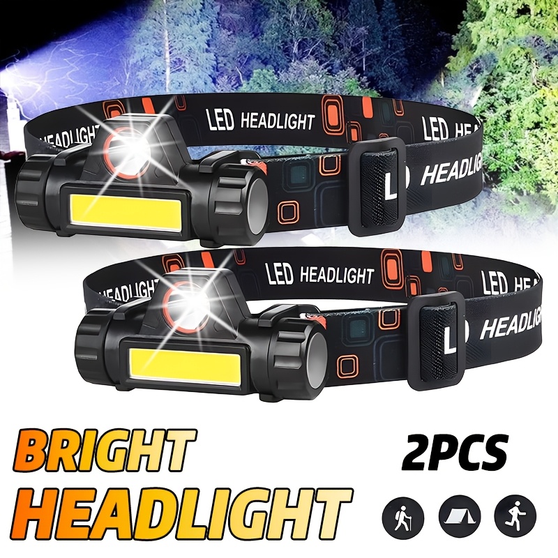 Rechargeable COB LED USB Headl - đánh giá và giá Fishing Headlamp